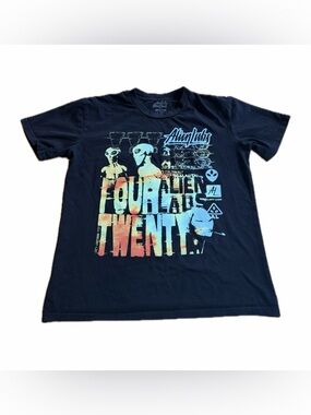 Alien Labs Logo Four Twenty Graphics BLACK Tshirt -  Men's Sz M